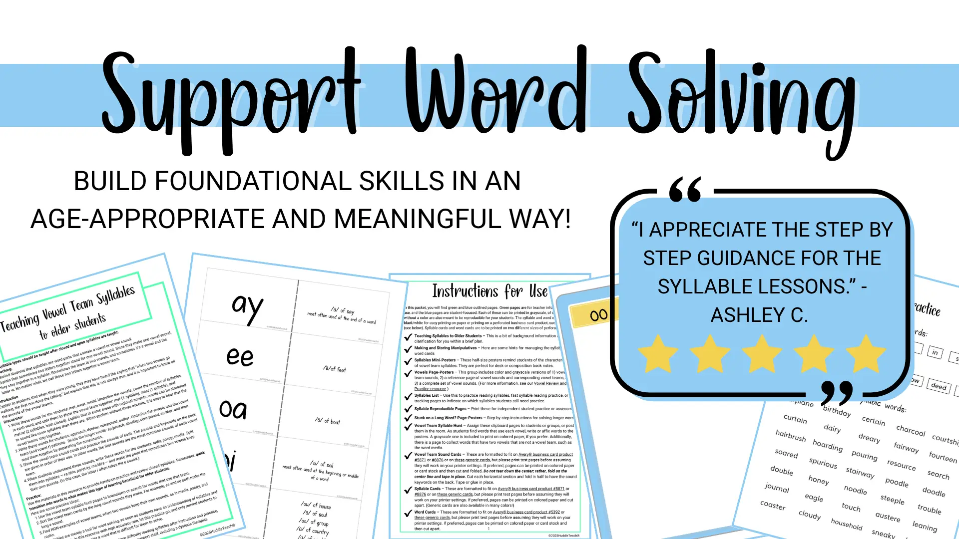 Vowel Teams Syllables - Image 4