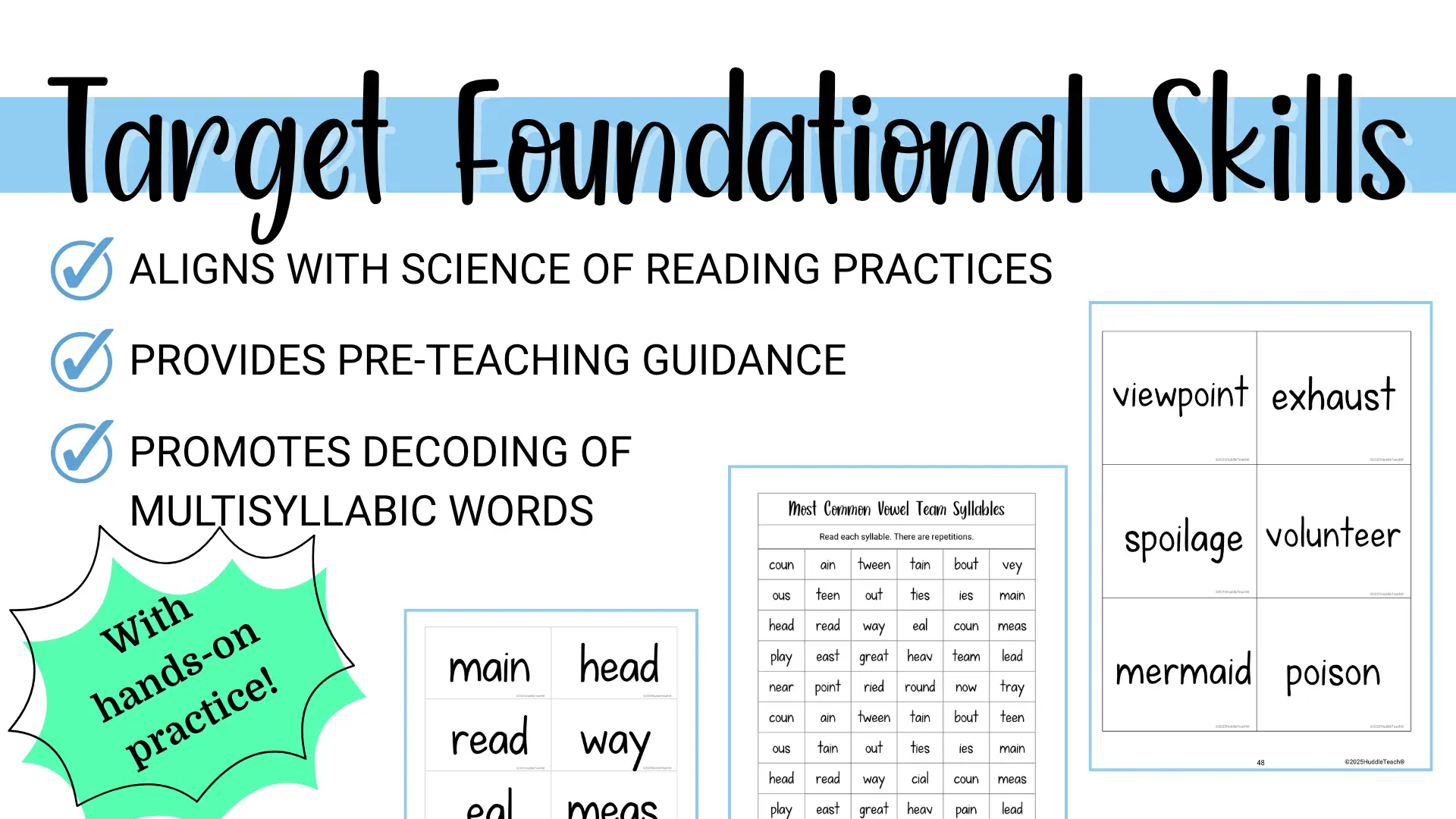 Vowel Teams Syllables - Image 5