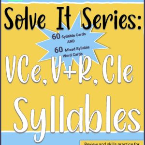 solving long words syllables kit