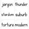 multisyllabic words