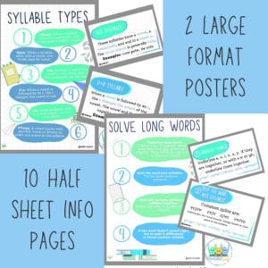 solving long words syllable types