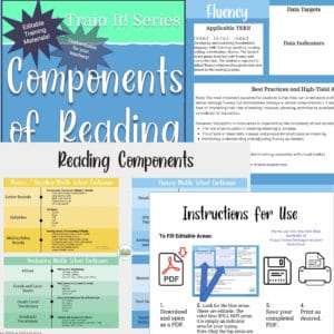 reading components folders for training