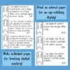 mini poster examples for 8th grade elar teks mini posters