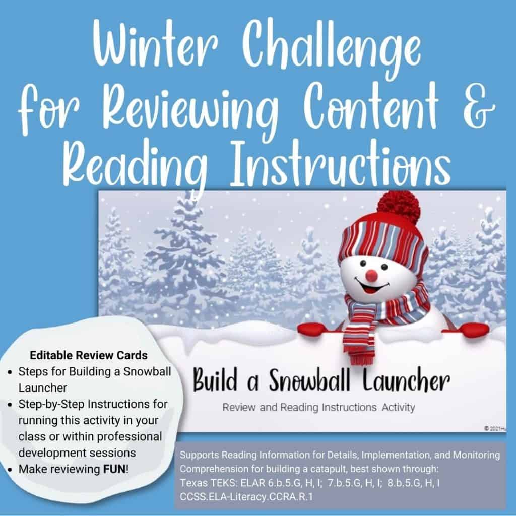 build-a-snowball-launcher-reading-instructions-review-activity