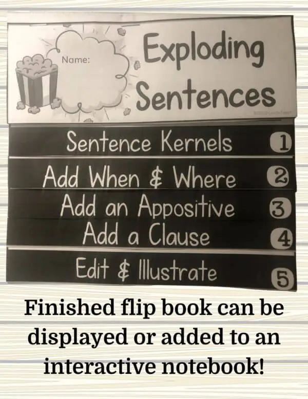 Exploding Sentences - Developing Advanced Sentences - Image 2