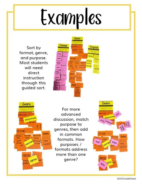 Genre, Format, Purpose Guided Sort - Image 4