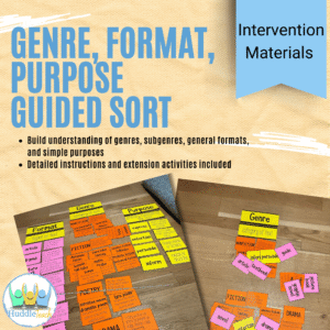 Genre, Format, Purpose Guided Sort