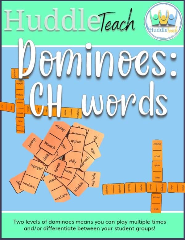 CH Digraph Sounds Dominoes - HuddleTeach